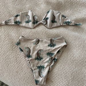 Mocha Cheetah Montce Swim Set